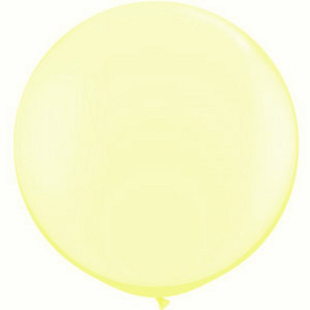 (image for) Round Latex Balloon ~ Lemon (Float time 48 hrs) - Click Image to Close